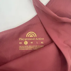 PLAYGROUND ACTIVE Tank Sports Bra Size Small One Shoulder Cali Cropped NWT Gym thumbnail 5