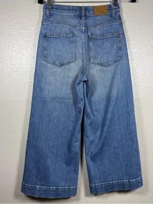Madewell wide leg crop jeans SZ:24 thumbnail 5