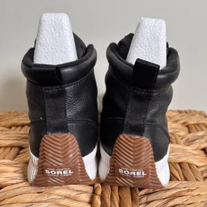 Sorel Out‎ N About III Conquest Waterproof Boots Black Leather NL3807 Womens 8.5 thumbnail 4