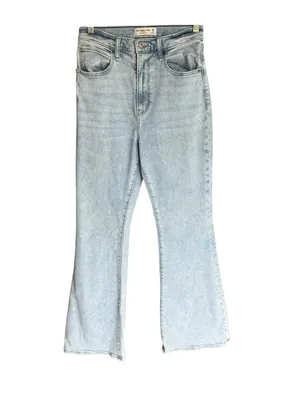Abercrombie & Fitch - Curve Love High Rise Flare Jeans Light Wash Size 28 thumbnail 4