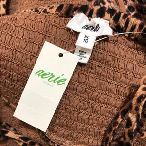 Aerie Leopard Print Smocked Cut-Out Mini Dress thumbnail 8
