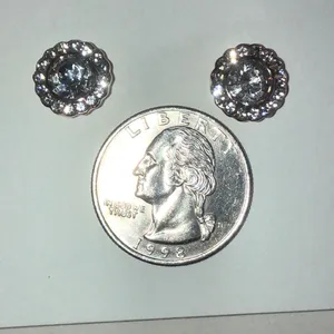 Elegant Gold Tone Rhinestone Boho Stud Earrings thumbnail 5