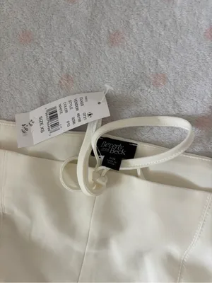 pacsun Off-Shoulder White Long Sleeve Top thumbnail 2