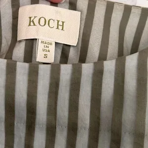 Koch Noah shift Semi-Sheer Striped Ruffle Dress | Indie Luxe Quiet Boho Minimal thumbnail 5