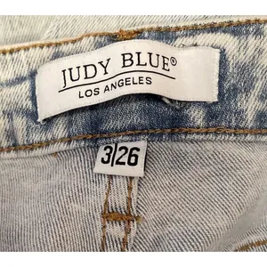 Judy Blue Womens 3/26 Slim Fit Jeans Light Acid Wash JB88241 High‎ Rise Preppy thumbnail 5