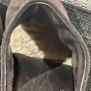 UGG Kaylee Grey Suede Mule Slip On Wooden Clogs Stud Heels Women’s Size 8 thumbnail 6