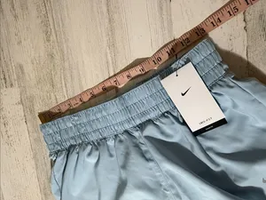 Nike Women's Powder Blue Athletic Shorts with Elastic Waistband Size Small thumbnail 8