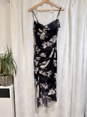 ALLSAINTS Ulla Alessandra Midi Dress Size 6 thumbnail 6