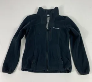 Columbia Fleece Jacket Womens XS Blue‎ Full Zip Hiking Pockets Lightweight thumbnail 1