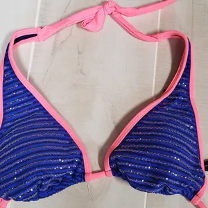 Brand New Bikini Bathing Suit Cobalt Blue Size M thumbnail 3