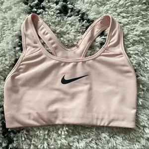 Nike pink sports bra thumbnail 2