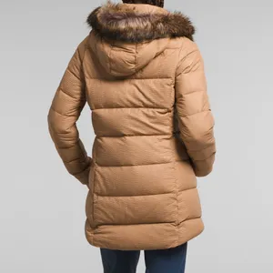 The North Face Womens Dreamer Parkina 600-Down Winter Jacket Almond Butter Sz Xs thumbnail 5