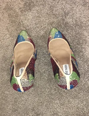 Steve Madden Dyvinal Rhinestone Heels 6.5 thumbnail 4