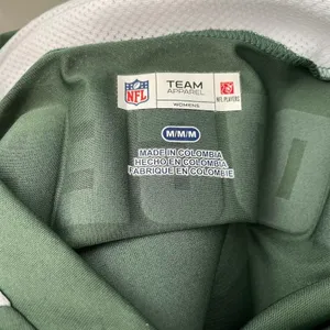 NFL Womens Size Medium Green Bay Packers Aaron Rodgers Gold Glitter Lace Up Top thumbnail 5
