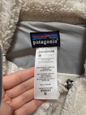 Patagonia Cream Plush Teddy Jacket thumbnail 2