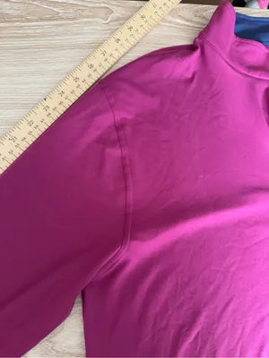 Proud 90 Golf is Fun Men’s XL Quarter Zip Pullover Magenta Golf Athletic Outdoor thumbnail 8