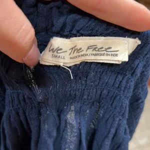 We the free navy blue crop top thumbnail 5