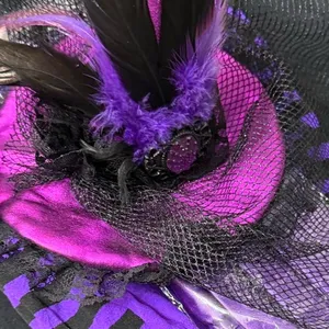 Basic Witch Halloween Costume Purple thumbnail 4