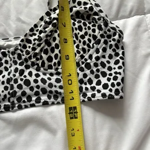 Michael Kors Womens Size Small White Black Polka Dot Swimsuit‎ Bikini Top Wired thumbnail 3