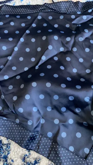 Camila Coelho Pauleta Top in Navy Polka Dot thumbnail 8