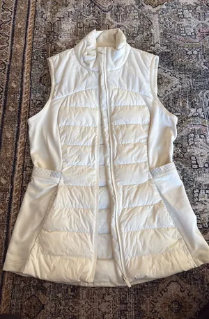Lululemon Vest Down white opal color  thumbnail 1