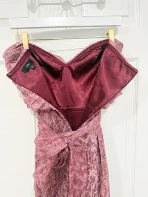 Lulus Feminine Romantic Ruched Sleeveless Organza Medium Jumpsuit thumbnail 5