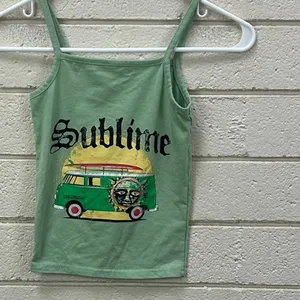 Sublime Band Green Tank size XS thumbnail 5