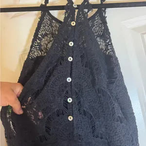 NWT‎ Free People Intimately She's Got It Lace-Trim Dress, Medium thumbnail 9