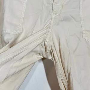 American Eagle Baggy Wide Leg Pant Size XL XXL 2X Ivory Drawstring Utility Cargo thumbnail 9
