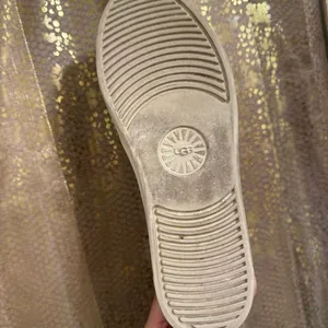 UGG Abies Perforated Slip-On Platform Sneaker Seal Gray Women's Size‎ 9 Used thumbnail 6