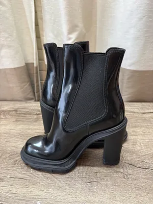 Alexander McQueen Thread Slick Chelsea Boot Black  Size 36 M thumbnail 6
