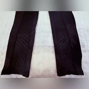 Spanx Moto Faux Leather Black Leggings Pants, size M EUC! thumbnail 5