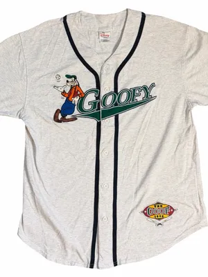 Vintage 90s Disney Store Goofy Baseball Jersey XL Embroidered Unisex thumbnail 3
