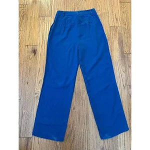 House of Harlow 1960 blue 100% linen trouser pant size 4 thumbnail 7