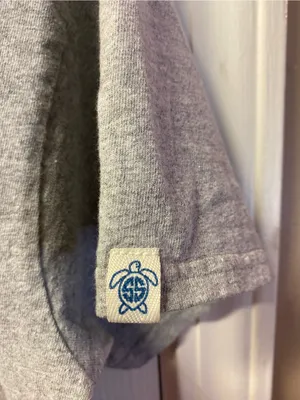 Simply Southern Heather Gray Short Sleeve Tee with Navy Logo thumbnail 3