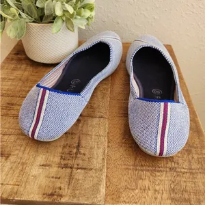 Rothy's Retired Blue Mirror Flats thumbnail 6