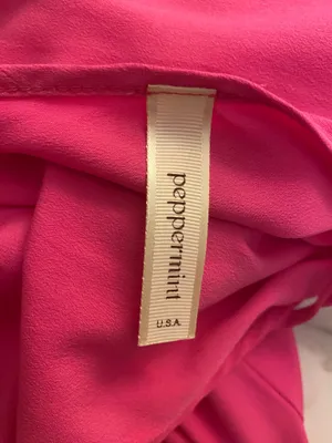 Hot Pink Peppermint Romper thumbnail 3
