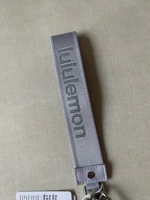 Lululemon Dual Pouch Wristlet *Metallic Wordmark - Faint Lavender thumbnail 2
