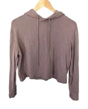 ‎UFC Gym Beige Crop Hoodie Sweatshirt thumbnail 1