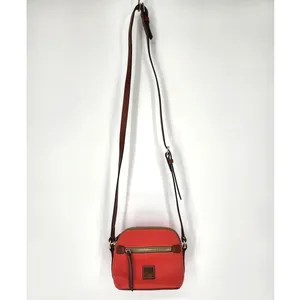 Dooney & Bourke Red Pebbled Leather Mini Crossbody Bag thumbnail 4