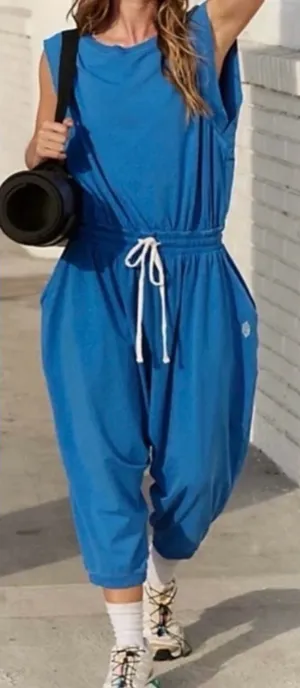 NWT Free People Movement Hot Shot Harem Onesie thumbnail 1