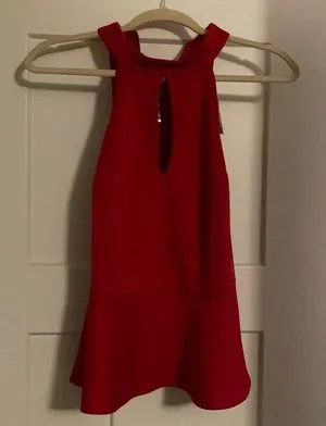 Fit and flare halter top Size L thumbnail 1