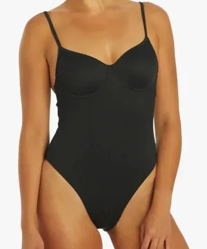 Roxy Black One-Piece Swimsuit thumbnail 1