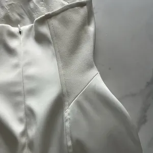 Anthropologie BHLDN Clean Lines Strapless Mini Dress White XS Bridal Wedding thumbnail 8