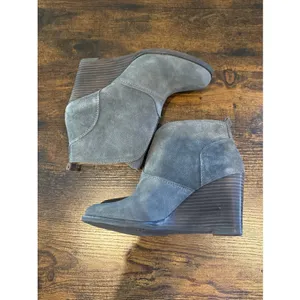 Lucky Brand Women's Zanta Bootie Ankle Boot storm Blue Gray size‎ 7.5 thumbnail 3