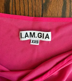 I AM GIA Pink Wrap Skirt thumbnail 4