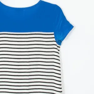 Joie‎ Momsen Short Sleeve Striped Silk Shift Dress Womens Size XS thumbnail 10