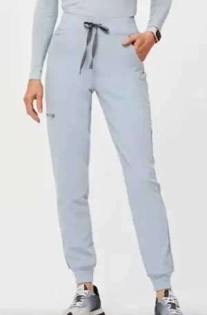 Figs Zamora High Waisted Dusty Blue Joggers Scrub Pants Womens XXL Tall Nurse thumbnail 1
