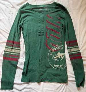 Women's Minnesota Wild Long Sleeve Shirt thumbnail 1