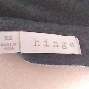 HINGE Leather Panel Peplum SKIRT GREY SIZE XS $198 VERY CHIC NORDSTROM thumbnail 11